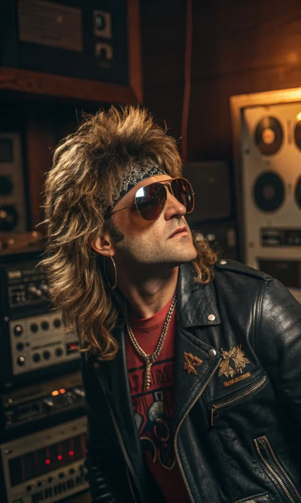 it is image on  Rock Star Shag Mullet with Layered Texture