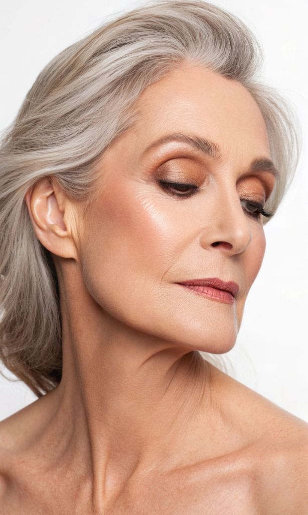 It is image on Bronze Copper Radiant Eye Makeup.