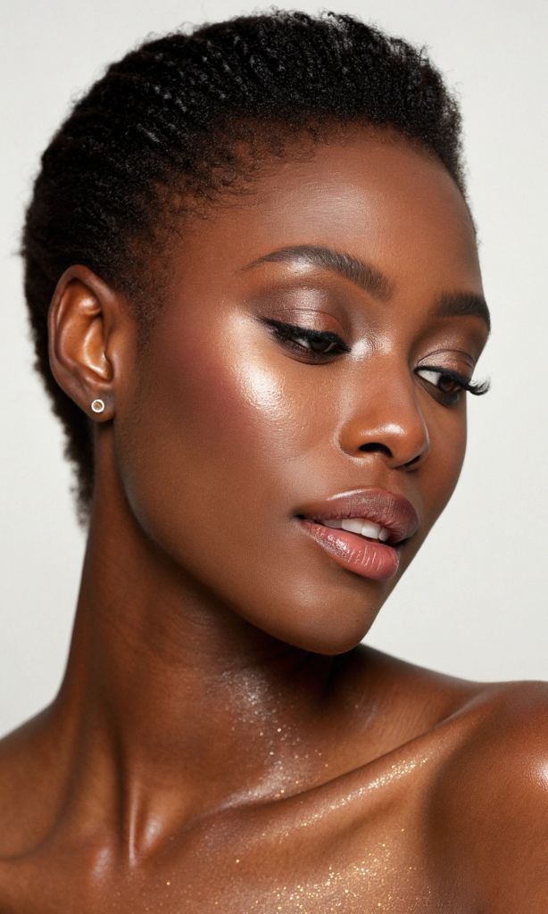 It is image on Sophisticated Dewy Makeup Natural Beauty.
