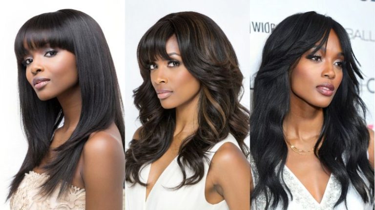 It is image on Long Shag Haircuts With Bangs for Black Women.