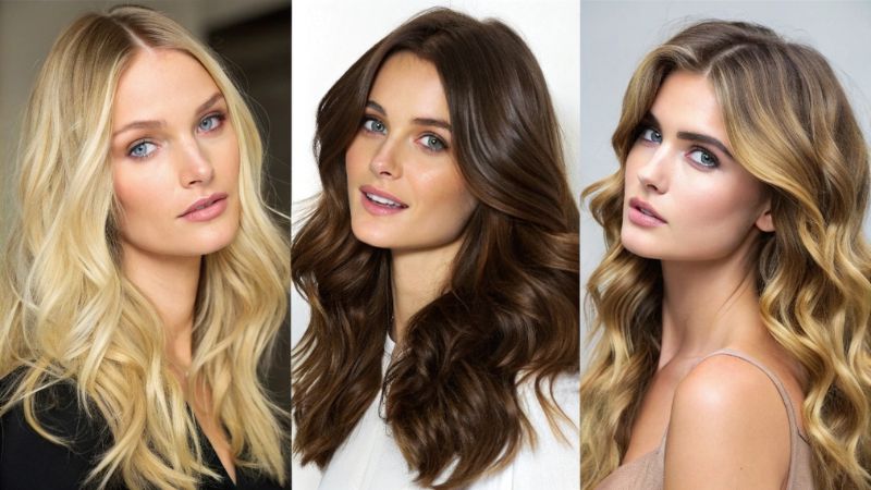 It is image on Blonde Highlights on Dark Brown Hair.