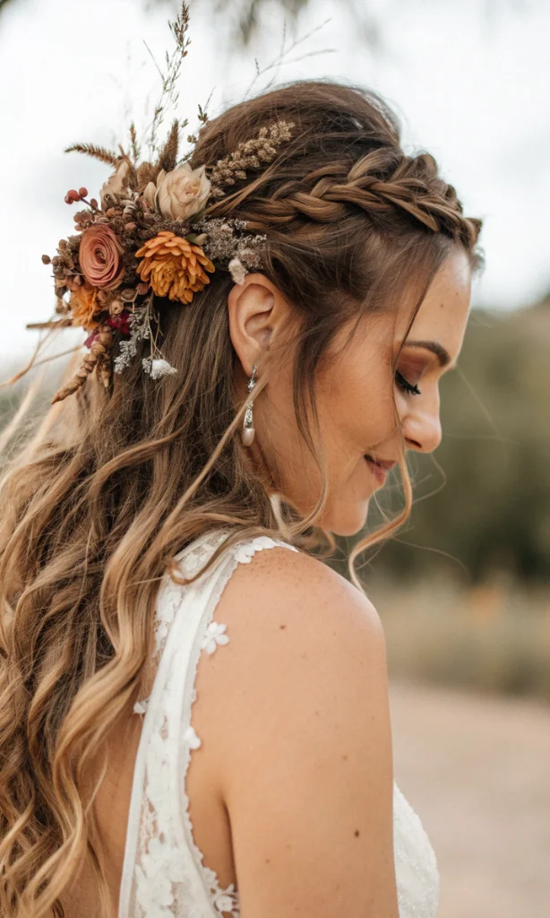 it is image on Half-up-Half-Down Hairstyles for Wedding.