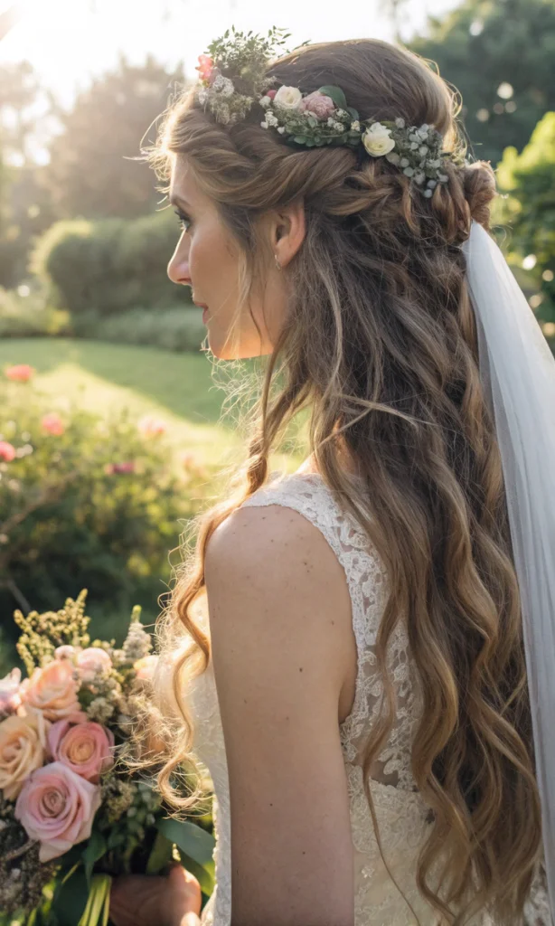 it is image on Half-up-Half-Down Hairstyles for Wedding.