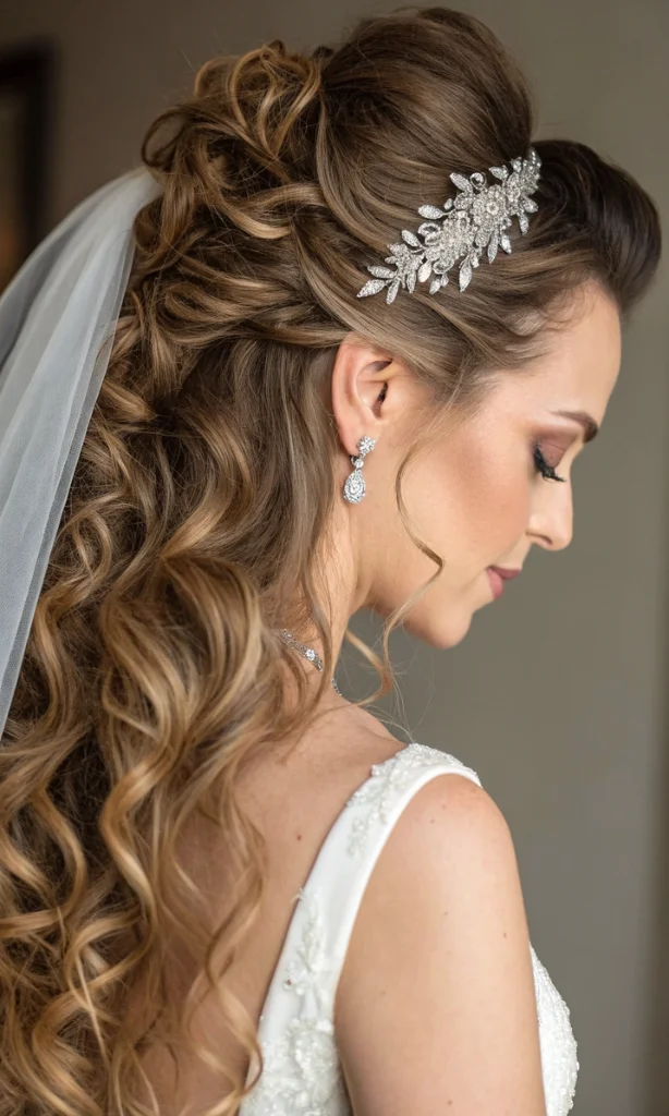 it is image on Half-up-Half-Down Hairstyles for Wedding.