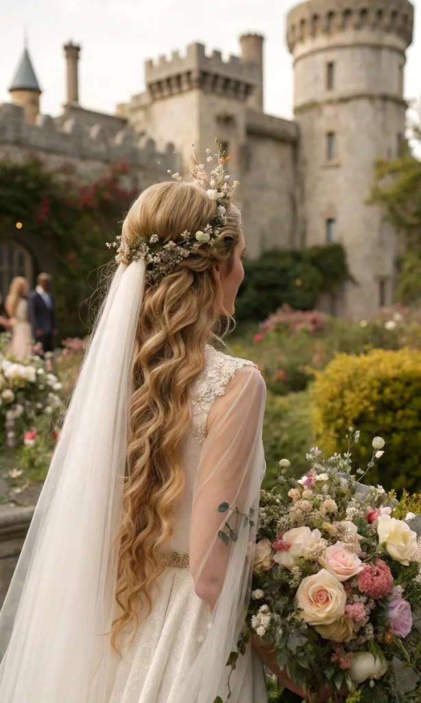 it is image on Half-up-Half-Down Hairstyles for Wedding.