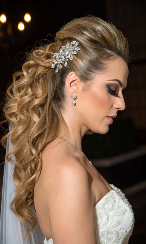 it is image on Half-up-Half-Down Hairstyles for Wedding.