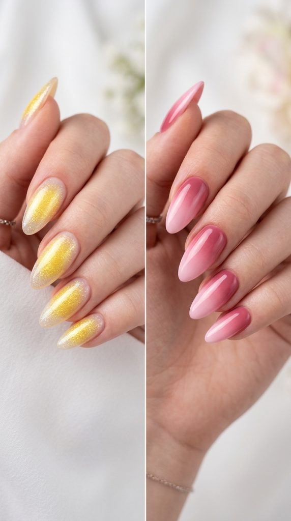 Aura Nails vs Ombré Nails